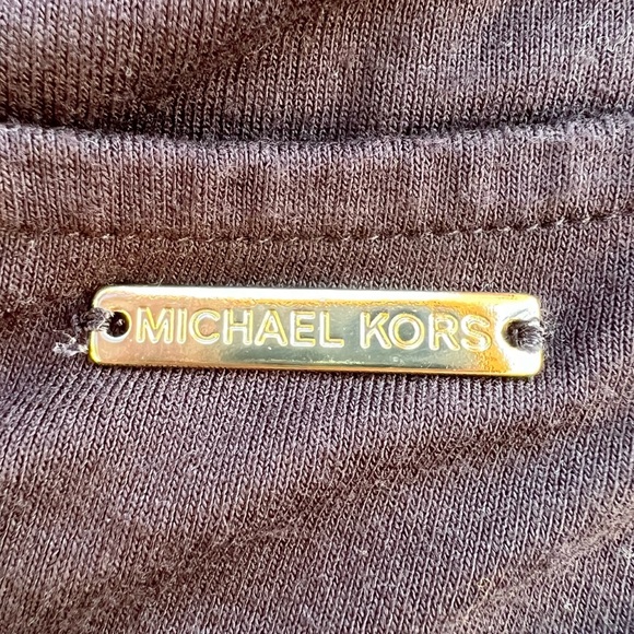 MICHAEL KORS PLUS SIZE LAYERED-LOOK TUNIC TOP IN BLACK - Picture 5 of 5